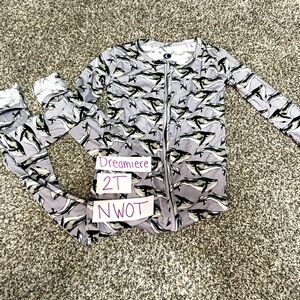 NWOT Dreamiere Whale Bamboo Convertible Footie